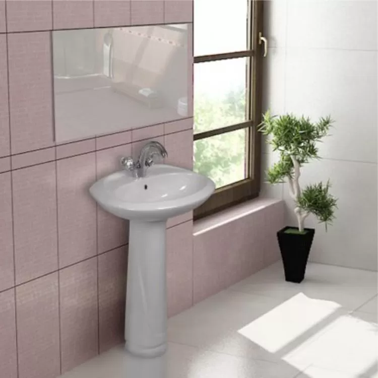 golsar-payedar-ariyan-45 روشویی پایه دار گلسار مدل آرین 45 - Image 1