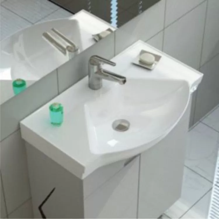 golsar-rokabenet-linda-65 روشویی روکابینتی گلسار مدل لیندا 65 - تصویر 1