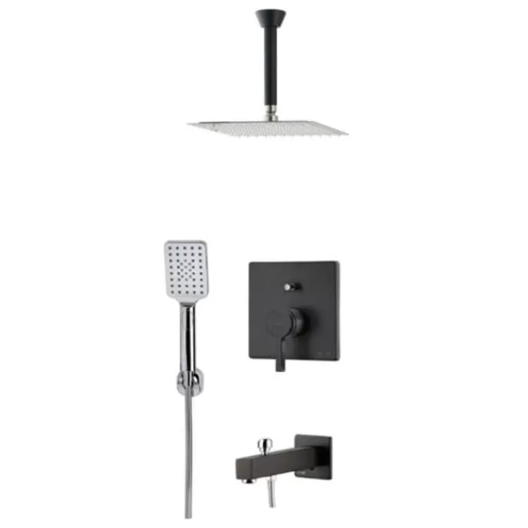 kwc-builtin-bathroom-ava-b متعلقات حمام توکار KWC مدل آوا مشکی تیپ 4