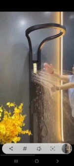 دوش حمام هد ست بارانی آبشاری مدرن لاکچری گرید A - Image 2