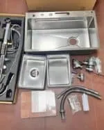 سینک 5 کلید کروم 304 استیل