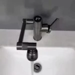 شیر روشویی تلسکوپی 360 درجه مانی تور دار