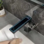 شیر روشویی دیجیتال دودی وارداتی خارجی